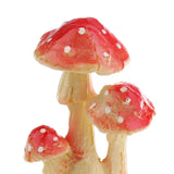 Maxbell Resin Mini Mushroom Figurine Figure for Indoor Garden Grassland Decors Collectible