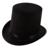 Maxbell Magician Black Hat Halloween Hat Jazz Hat black