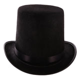 Maxbell Magician Black Hat Halloween Hat Jazz Hat black
