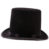 Maxbell Magician Black Hat Halloween Hat Jazz Hat black