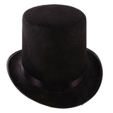 Maxbell Magician Black Hat Halloween Hat Jazz Hat black