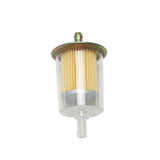 Maxbell 8mm Transparent Design Motorcycle Fuel Gasoline Gas Petrol Filter