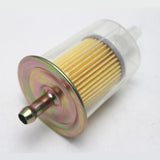 Maxbell 8mm Transparent Design Motorcycle Fuel Gasoline Gas Petrol Filter