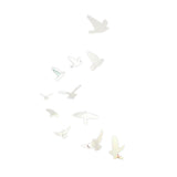 Maxbell Set of 11pcs Birds Removable Mirror Decal Art Mural Wall Stickers Home Decor DIY