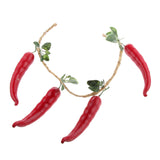 Maxbell 4pcs /String Artificial Chilli Photography Props Home Restaurant Decoration