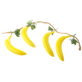 Maxbell 4pc/String Artificial Banana Toy Photography Prop Home Restaurant Decoration