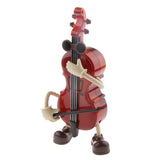 Maxbell Cute Guy Swing Windup Cello Music Box Musical Toy Table Ornament Kids Gift