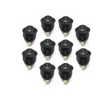 Maxbell Miniature E Scooter Mini On Off Round SPST Rocker Switch 250v 6a 1pole 2pin