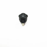Maxbell Miniature E Scooter Mini On Off Round SPST Rocker Switch 250v 6a 1pole 2pin