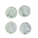 Maxbell Funny Style DIY Cookie Cake Cutter Fondant Plunger Decorating Mold
