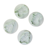 Maxbell Funny Style DIY Cookie Cake Cutter Fondant Plunger Decorating Mold