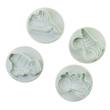 Maxbell Funny Style DIY Cookie Cake Cutter Fondant Plunger Decorating Mold