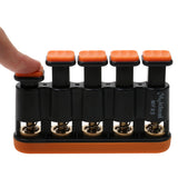 Maxbell Guitar Beginner Hand Exerciser Finger Strengthener Trainer Hand Exerciser Orange & Black