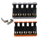 Maxbell Guitar Beginner Hand Exerciser Finger Strengthener Trainer Hand Exerciser Orange & Black