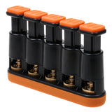 Maxbell Guitar Beginner Hand Exerciser Finger Strengthener Trainer Hand Exerciser Orange & Black
