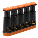 Maxbell Guitar Beginner Hand Exerciser Finger Strengthener Trainer Hand Exerciser Orange & Black