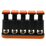 Maxbell Guitar Beginner Hand Exerciser Finger Strengthener Trainer Hand Exerciser Orange & Black