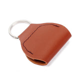 Maxbell Keychain Guitar Picks Holder Bag Leather-Brown