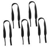 Maxbell 5pcs Neoprene Eyewear Sunglasses Glasses Neck Cord Retainer Band Strap-Black