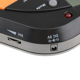 Maxbell Digital LCD Display Practice Drum Pad Drummer Training Pad Metronome Orange