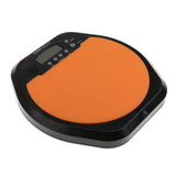 Maxbell Digital LCD Display Practice Drum Pad Drummer Training Pad Metronome Orange