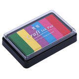 Maxbell Ink Pad Korea Stationery DIY Craft for Paper Fabric Wood Colorful Rainbow 6