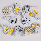 Maxbell 10x Super Bright 4.8W Warm White T10 1210 Car Wedge 24SMD LED Light Bulb 12V Auto Garden Light Bulb Tent Camp