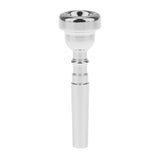 Maxbell 3C Trumpet Mouthpiece Metal for Yamaha Bach Conn King Trumpet Silver Plated