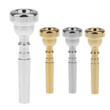 Maxbell 7C Trumpet Mouthpiece Metal for Yamaha Bach Conn King Trumpet Golden Plated