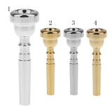 Maxbell 7C Trumpet Mouthpiece Metal for Yamaha Bach Conn King Trumpet Golden Plated