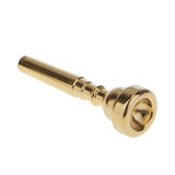 Maxbell 7C Trumpet Mouthpiece Metal for Yamaha Bach Conn King Trumpet Golden Plated