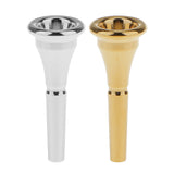 Maxbell Silver Plated French Horn Mouthpiece for Yamaha Bach Conn King Accessory
