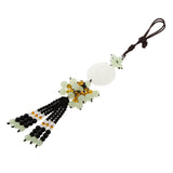 Maxbell Chinese Style Handmade Jade Pendant Car Interior Decor Hanging Ornament # 3