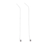 Maxbell Fashion Round Copper Beads Pendant Tassel Earrings Drop Dangle Stud Earrings
