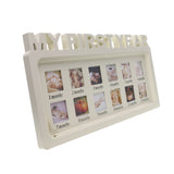 Maxbell Table Stand / Hanging Baby One Year Photo Frame Wood Picture Photograph Frames