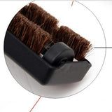 Maxbell Universal 32mm/1.25'' Dia. Vacuum Cleaner Replacement Brushes Carpet Timber Wood Hard Floor Tool Horsehair Brush Head, with 360 Degree Swivel Head and Wheels