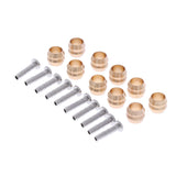 Maxbell 10 Pairs BH90 Bicycle Brake Hose Hydraulic Disc Brake Olive Connector Insert, CNC Machined