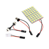 Maxbell 48-SMD-5050 LED Panel Lamps Festoon Dome for Car Interior Dome Lights Trunk Cargo