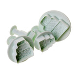 Maxbell DIY Cake Tool  Cookie Cake Cutter Fondant Plunger Decorating Mold