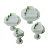 Maxbell DIY Cake Tool  Cookie Cake Cutter Fondant Plunger Decorating Mold