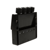 Maxbell Black 4 String Electric Bass Tailpiece Bridge System for Headless Bass Parts Accessories