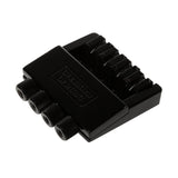 Maxbell Black 4 String Electric Bass Tailpiece Bridge System for Headless Bass Parts Accessories