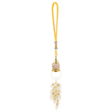 Maxbell Charm Perfume Bottle Gourd Pendant for Car Interior Hanging Ornament White