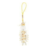 Maxbell Charm Perfume Bottle Gourd Pendant for Car Interior Hanging Ornament White