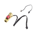 Maxbell G1/2'' Water Flow Sensor Switch Flowmeter Control With Temperature Detection