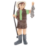 Maxbell Realistic Male Rancher People Figurine Model Action Figure Kids Toy Gift #1