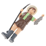 Maxbell Realistic Male Rancher People Figurine Model Action Figure Kids Toy Gift #1