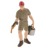 Maxbell Realistic Male Rancher People Figurine Model Action Figure Kids Toy Gift #2