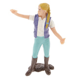 Maxbell Realistic Female Farmer People Figurine Model Action Figure Kids Toy Gift #1