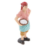 Maxbell Realistic Female Farmer People Figurine Model Action Figure Kids Toy Gift #2